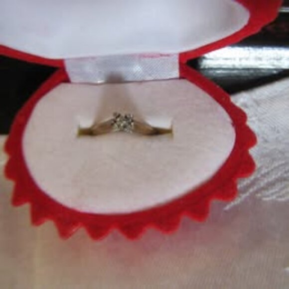 Pinky Diamond Ring 10-14K - Picture 2 of 8